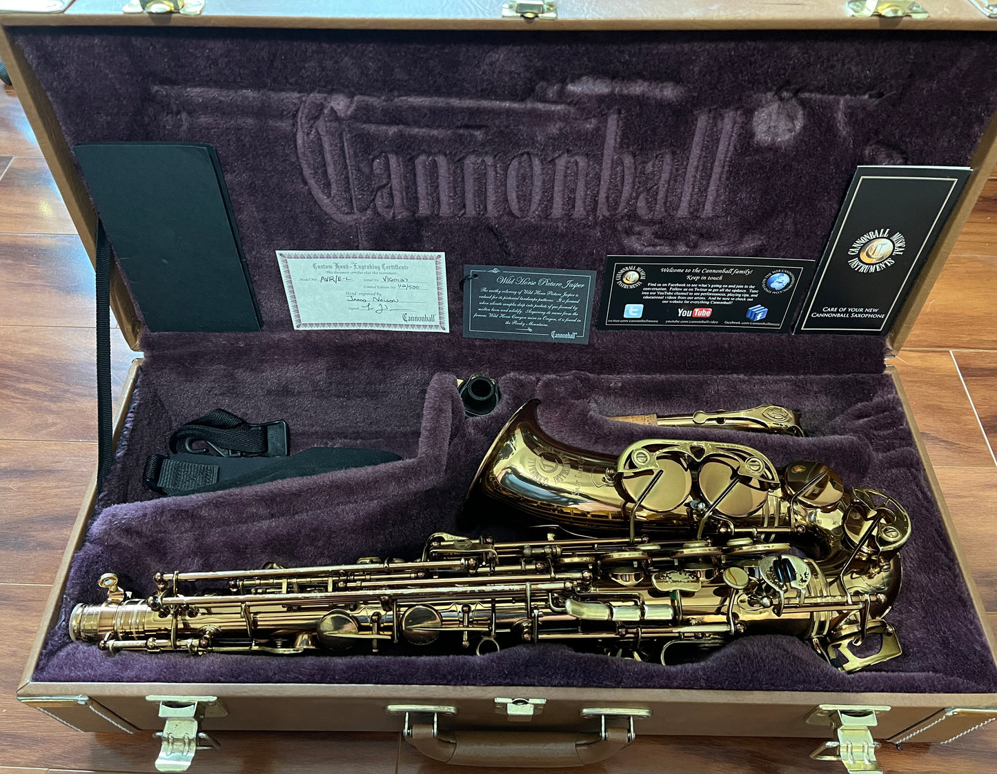 Cannonball Vintage Reborn Alto Saxophone Limited Edition 112/500