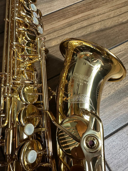 Yamaha YAS-62 Professional Alto Saxophone With Silver Plated Yamaha G1 Neck!