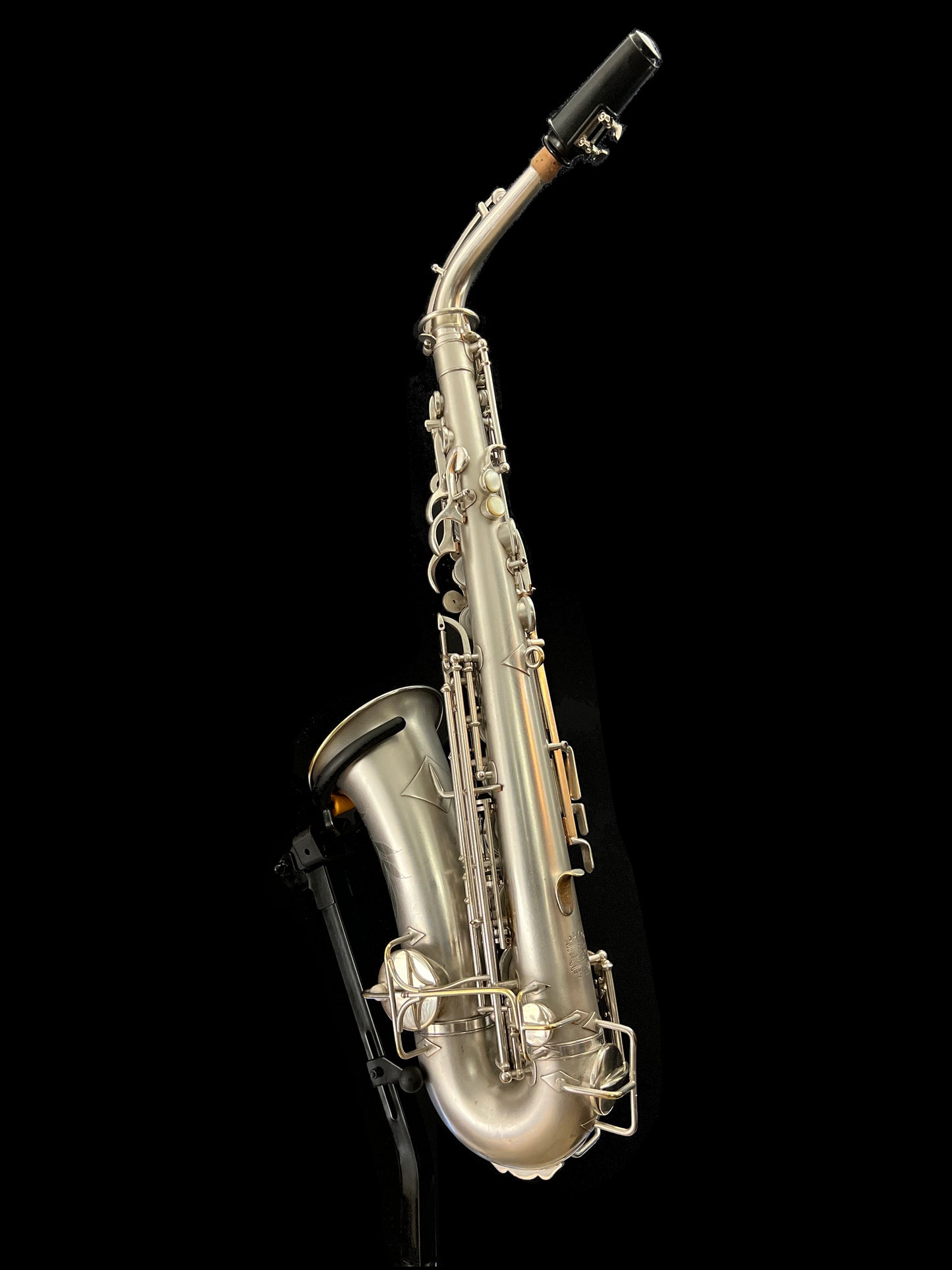 1926 Buescher True Tone Alto Saxophone ~ Silver Plated ~ Roo Pads ~ Snap Resos